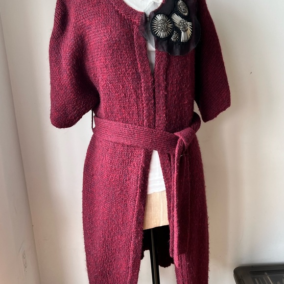 Knit long sweater - Picture 2 of 7